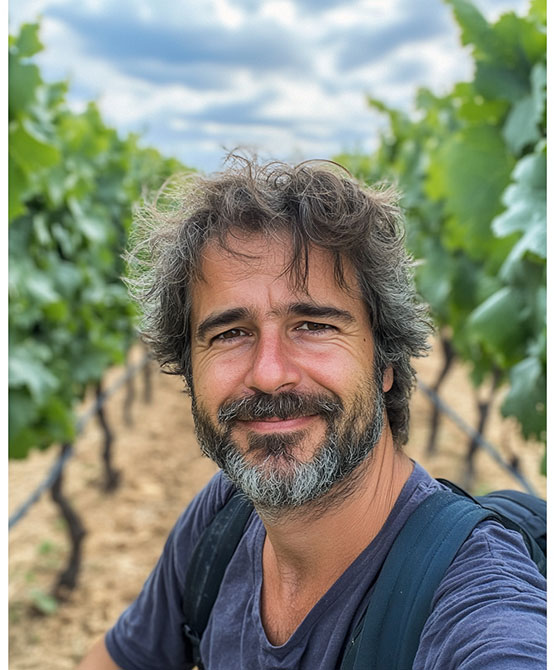 Jean, œnologue de formation et passionné par les vins de ma région